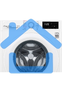 Стиральная машина LG F2V3GS3W белый, загрузка фронтальная 8,5 кг, 1200 об/мин., класс: А
