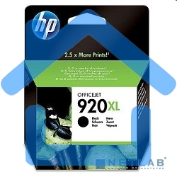 Картридж струйный HP 920XL CD975AE черный для HP OJ 6000/6500 (1200стр.)