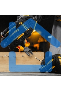 Бокорезы Denzel диэлектрические рукоятки, до 1000 В, трехкомпонентные рукоятки, 180 мм