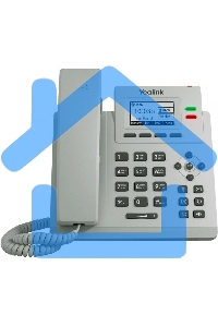 Телефон YEALINK SIP-T31P, светло-серый, 2 аккаунта, PoE, шт