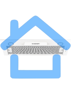 Вытяжка встраиваемая Kuppersberg Inlinea 70 WX белый/нержавеющая сталь, 70 см, 1300 куб. м/ч, 41 дБ