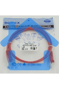 Патч-корд molded 5E Copper 1m красный