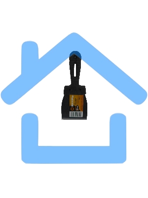 Шпатель ВИХРЬ нерж.cталь пластиковая рукоятка 80мм 73/3/2/17