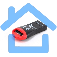 Картридер внешний USB 2.0 Gembird, для считывания MicroSD карт, блистер