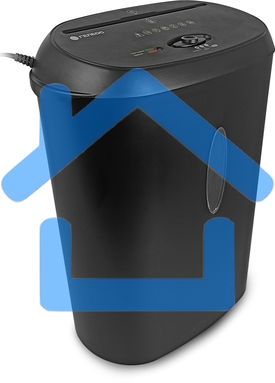 Уничтожитель документов ГЕЛЕОС УМ24-4, DIN P-4 (4 ур-нь секр.), фрагмент 3,9х38мм, 17 лист (70г/м2), CD/пл.карты/скрепки/скобы, 24 литра