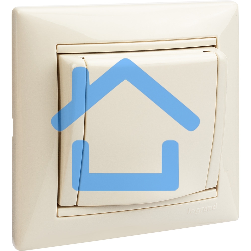 Механизм розетки 1-м СП Valena с защ. крышкой защ. шторки с заземл. сл. кость Leg 774322