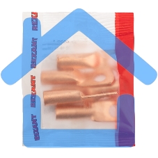 Наконечник медный ТМ 35-10-10 (35мм² - Ø10мм) (в упак. 5 шт.) Rexant