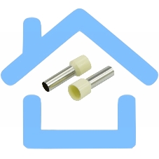 Наконечник штыревой втулочный изолированный F-18 мм 16 мм² (НШВи 16-18) слоновая кость Rexant