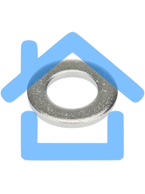 Шайба плоская KRANZ DIN 125, M12, короб (50 шт./уп.)