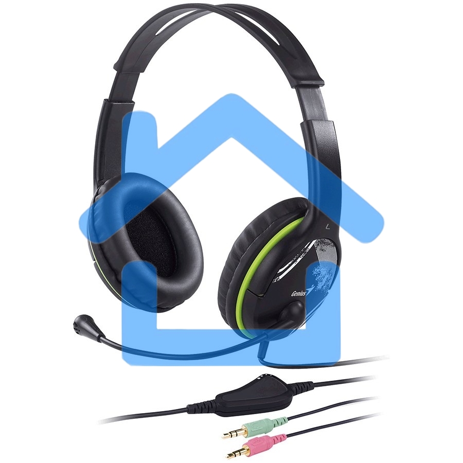 Гарнитура Genius HS-400А Black-Green