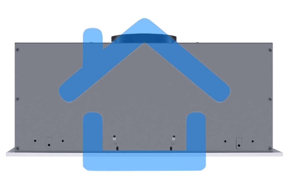 Вытяжка встраиваемая Maunfeld Crosby Power 50 белый, 50 см, 1050 куб. м/ч, 51.8 дБ