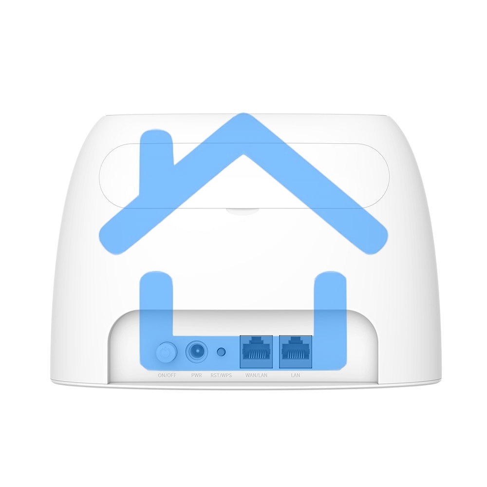 Роутер Tenda 4G03 4G LTE wiFi, 300Мбит/с, поддержка TR069, слот для SIM-карт
