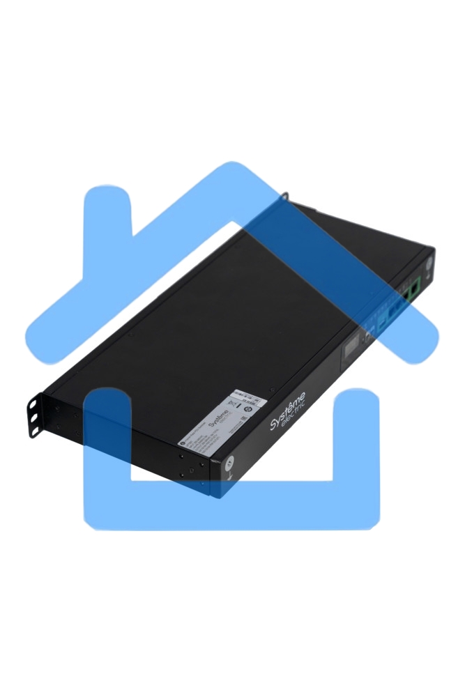 БРП Uniprom, управляемый, 1U, 240В, 1Ф, 16A, 10xC13 2xC19, 2м кабель, IEC320 C20