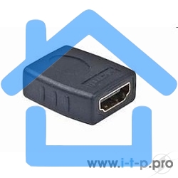 Переходник Gembird Переходник HDMI-HDMI 19F/19F, золотые разъемы, пакет A-HDMI-FF