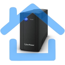 Источник бесперебойного питания CyberPower Line-Interactive UTC850E 850VA/425W (2 EURO)