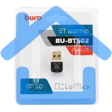 Адаптер USB Buro BU-BT502 Bluetooth 5.0+EDR class 1.5 20м черный