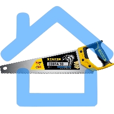 Ножовка универсальная (пила) STAYER Cobra 3D 400мм, 7TPI, 3D зуб, точн.рез вдоль и поперек волокон, для средних заготовок из всех видов материалов Ножовка универсальная (пила) STAYER Cobra 3D 400мм, 7TPI, 3D зуб, точн.рез вдоль и поперек волокон, для средних заготовок из всех видов материалов