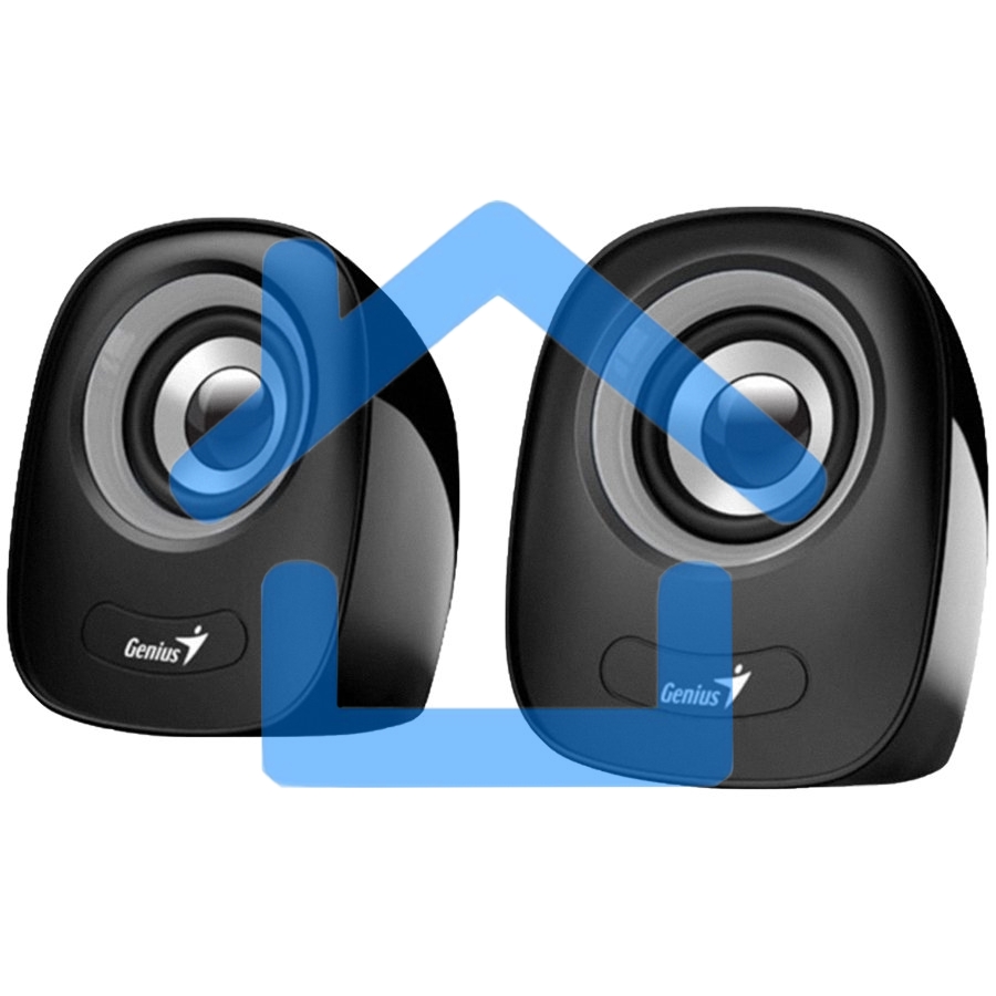 Акустическая система PC speakers Genius SP-Q160,GRAY,USB, 2.0, Power Output 6W, Sensitivity: 80 Db, 3.5 мм jack., серый