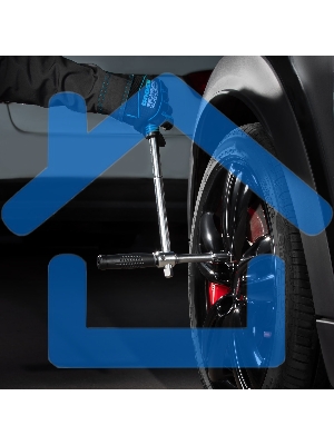 Ключ балонный GROSS 14270 (17 / 23 мм) 17x19x21x23х1/2 длина:375мм