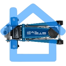 Домкрат STELS 51133гидравлический подкатной быстрый подъем 3 т quick lift 130–465мм профессиональ