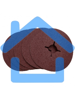 Круг фибровый Matrix, Р 80, 115 х 22мм, 5шт.