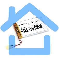 Аккумулятор Li-Pol (батарея) 3.8*34*50мм 2pin 3.7V/800mAh