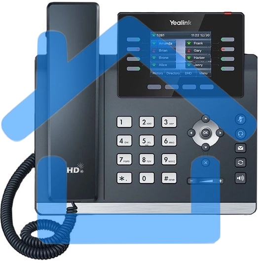 Телефон IP Yealink SIP-T44U черный