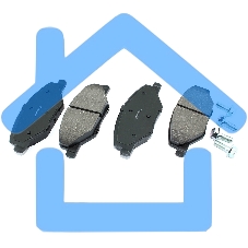 Колодки тормозные передние LPR 05P1795, комплект