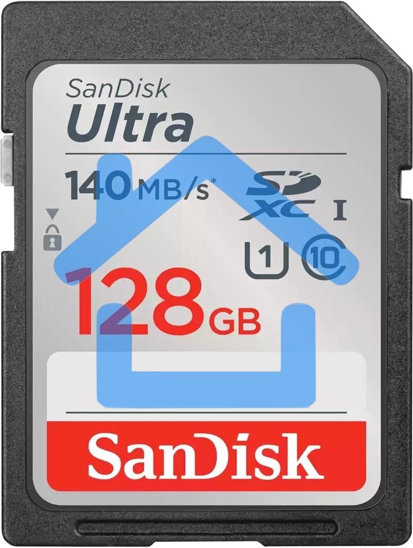 Флеш карта SD 128GB SanDisk SDXC Class 10 UHS-I Ultra 140MB/s