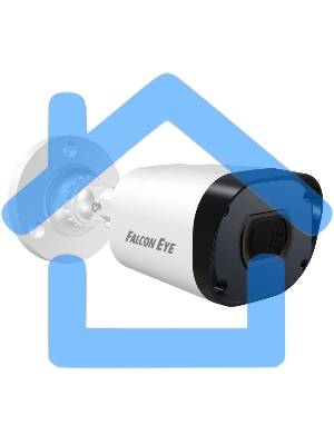 Видеокамера IP Falcon Eye FE-IPC-BP2e-30p Цилиндрическая, 1080P с функцией 