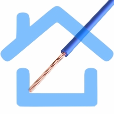 Провод ПГВА Rexant 1х0.50 мм², Cu, синий, бухта 500 м