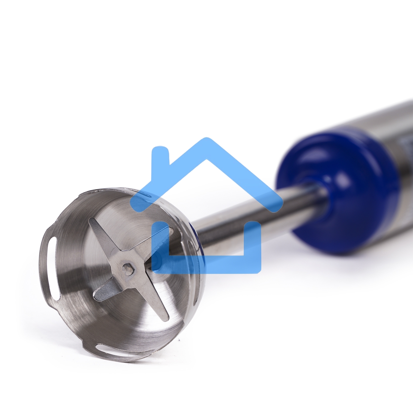 Блендер погружной Galaxy Line GL 2129, синий с серебристым, 900 Вт, 2 скорости и режим 