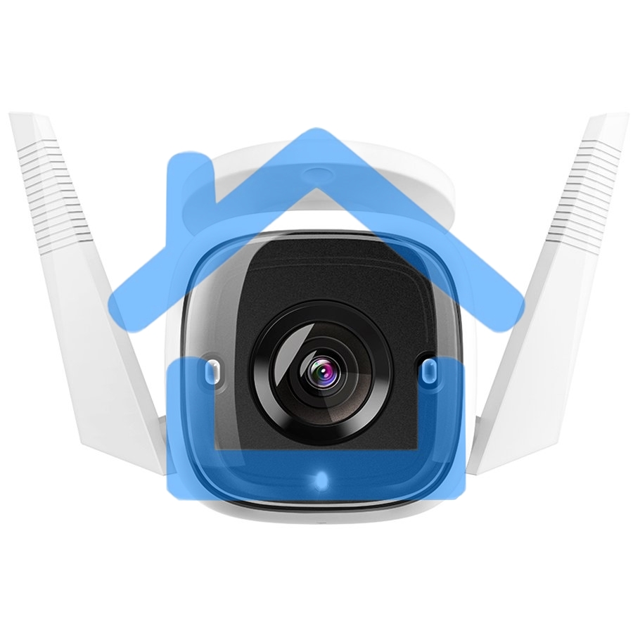 Видеокамера IP TP-Link Tapo C310 White 3MP indoor & outdoor IP camera, 30m Night Vision, IP66 dust & waterproof, Motion Detection and Notification, 2-way Audio, supports Micro SD card storage, easy setup with APP