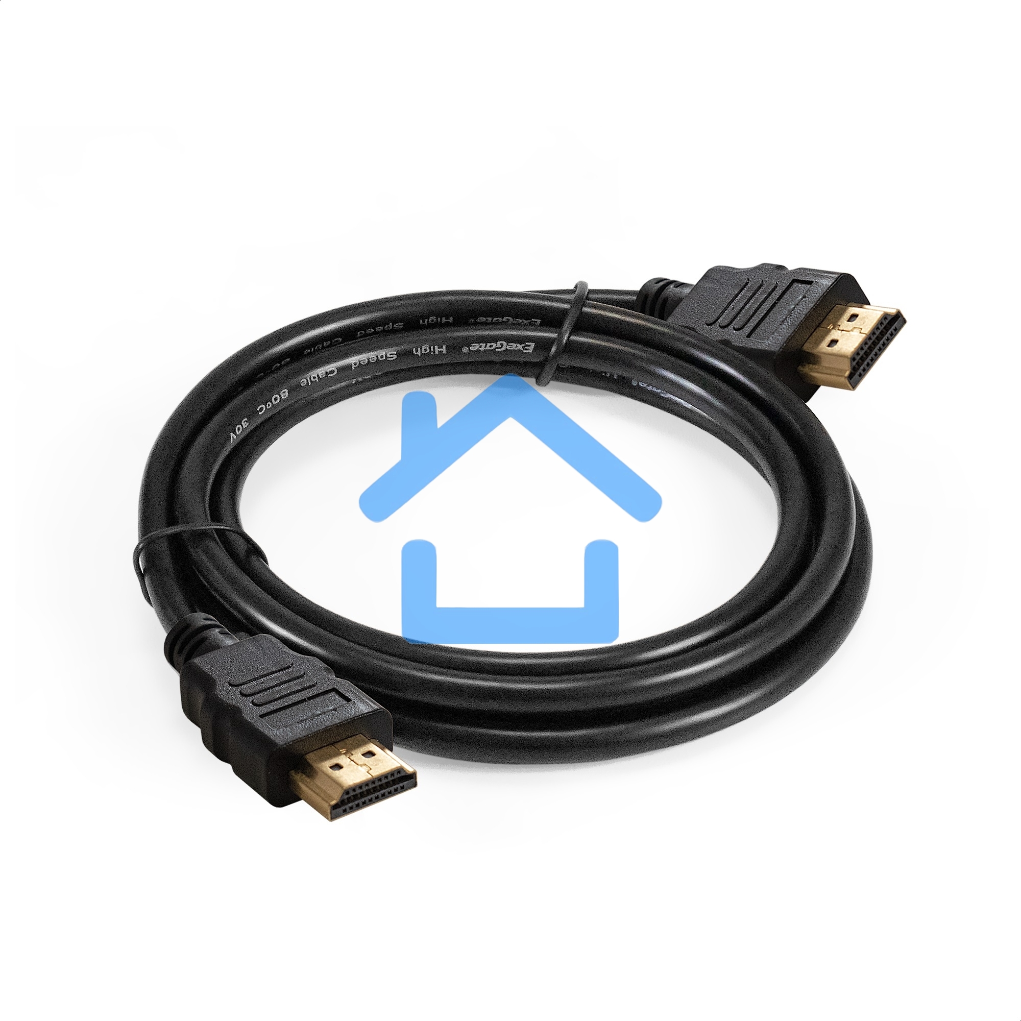 Кабель HDMI ExeGate EX-CC-HDMI-1.5 (19M/19M, 1,5м, v1.4b, позолоченные контакты)