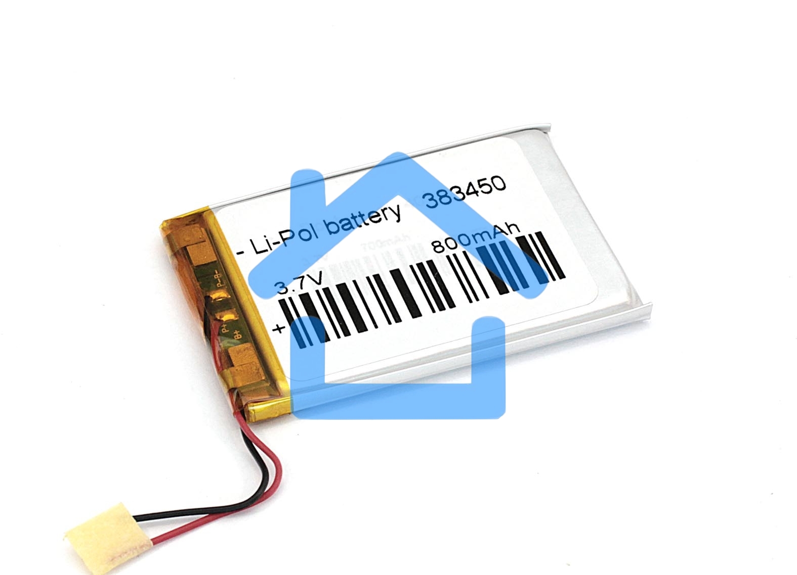 Аккумулятор Li-Pol (батарея) 3.8*34*50мм 2pin 3.7V/800mAh