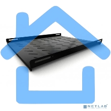 Полка стационарная Hyperline TSH3L-650-RAL9004 (TSH3L-650-RAL9005) глубина 650 мм, с боковым креплением, нагрузка до 20 кг, для шкафов серии TTb, TTR, TTC2, 485х650мм (ШхГ), черный