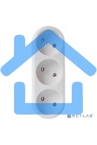 Сетевой разветвитель Buro BU-PS3-W (3 розетки) белый (пакет ПЭ)