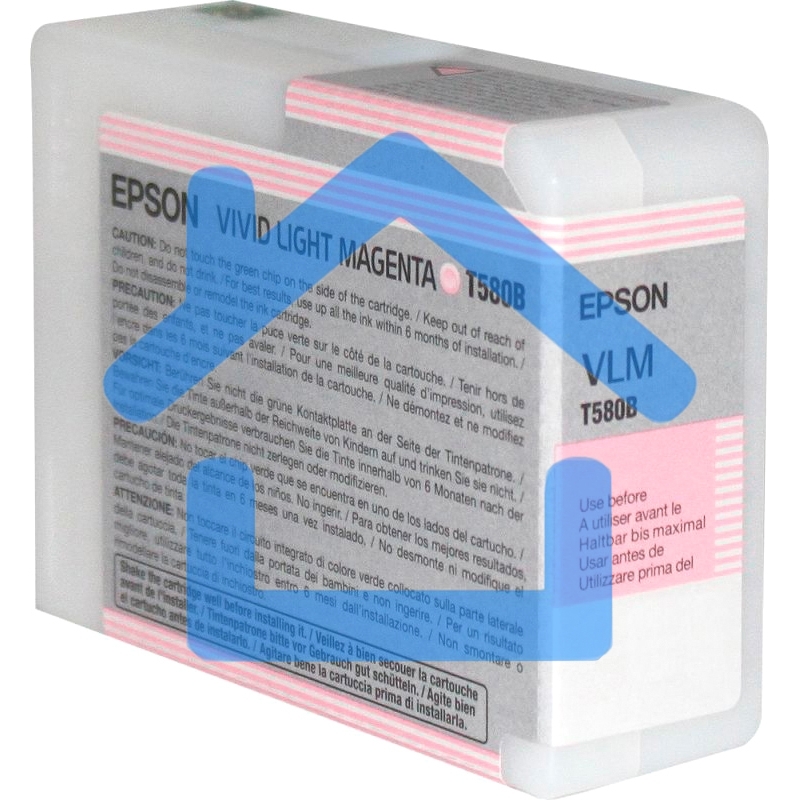 Картридж струйный Epson C13T580B00 светло-пурпурный (80ml)