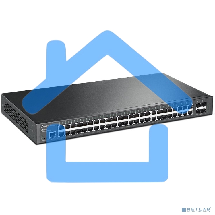 Коммутатор 48-портовый гигабитный управляемый уровня 2+ TP-Link TL-SG3452X JetStream с четырьмя слотами SFP+ 10 Gbит/с