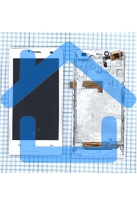 Дисплей для DNS S4509 белый с рамкой