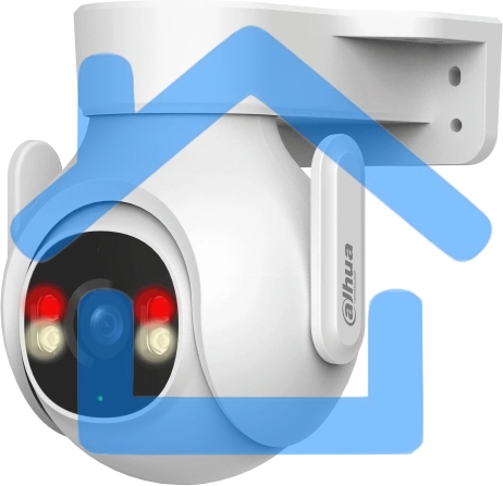 Камера видеонаблюдения IP Dahua DH-IPC-P5BP-PV-0360B Wi-Fi 3.6-3.6мм цв. корп.:белый