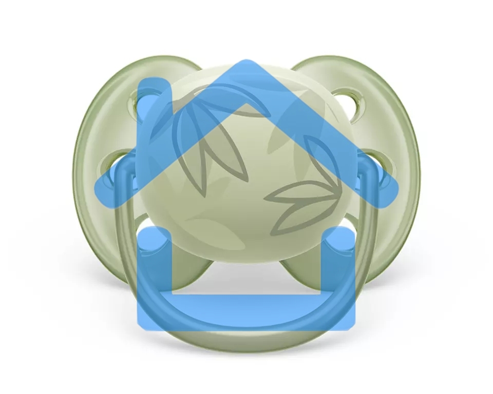 Пустышка Philips Avent ultra soft, листочки, 0-6 мес., 1 шт.