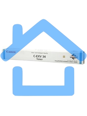 Картридж лазерный Canon C-EXV34C голубой (16000 стр.) для Canon iR C9060/C9065/C9070