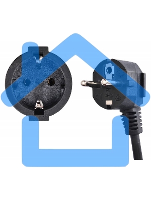 Сетевой удлинитель Buro BU-PS1.10/B 10м (1 розетка) черный (пакет ПЭ)