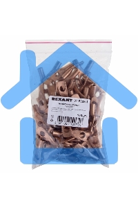 Наконечник ТМ 10–8–5 (10 мм² - Ø 8 мм) (в упак. 5 шт.) Rexant