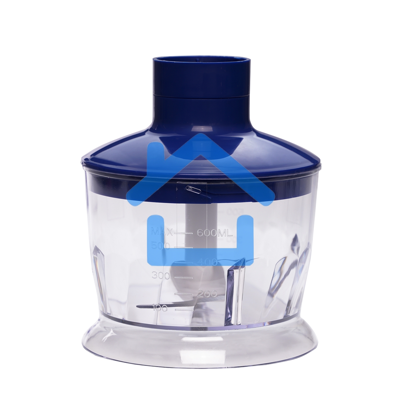 Блендер погружной Galaxy Line GL 2129, синий с серебристым, 900 Вт, 2 скорости и режим 