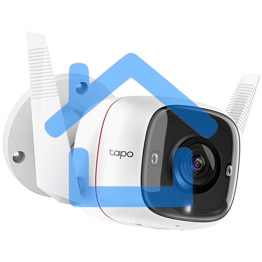 Видеокамера IP TP-Link Tapo C310 White 3MP indoor & outdoor IP camera, 30m Night Vision, IP66 dust & waterproof, Motion Detection and Notification, 2-way Audio, supports Micro SD card storage, easy setup with APP