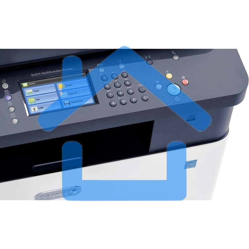 МФУ лазерное Xerox B1025DN (B1025V_B), A3, ч/б, печ. 25 стр/мин (A4) 14 стр/мин (A3), скан. до 30 стр/мин., 1200 x 1200 dpi (печать) 600x600dpi (скан.), Ethernet, USB