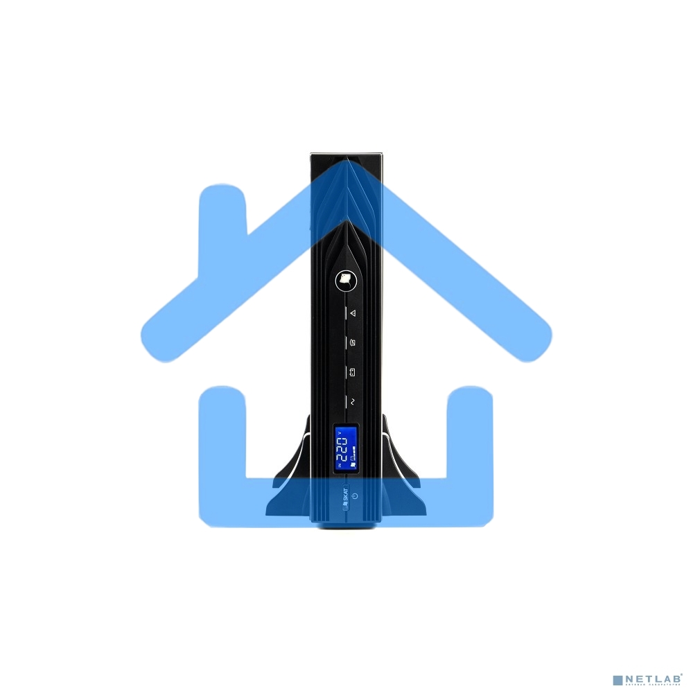 Источник бесперебойного питания Бастион SKAT-UPS 3000-RACK-ON-E Online, 3000ВА/2700Вт, стойка/на пол, 8xC13 + 1xC19, USB/RS-232, EPO, БЕЗ АКБ 6x, МПТ (9909)