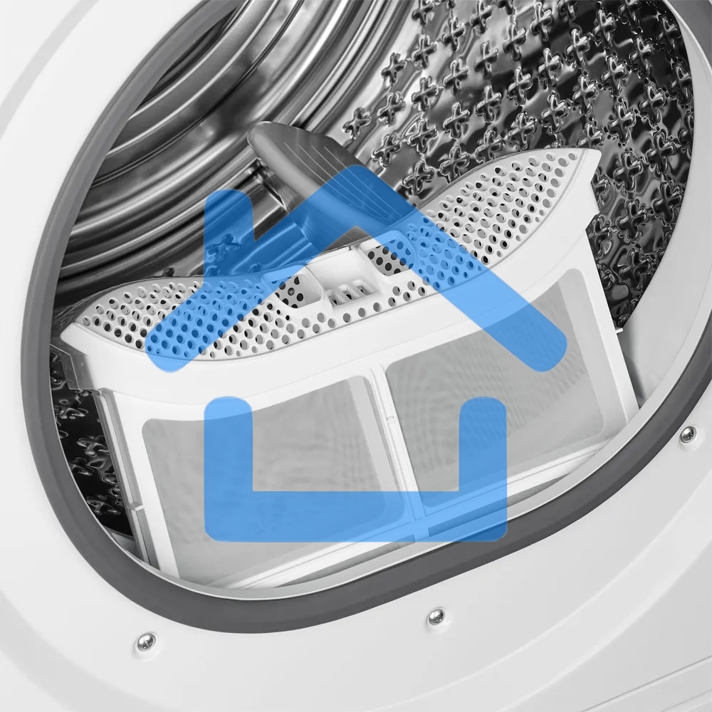 Сушильная машина Monsher MDM 595 Blanc белый, 10 кг, сушка - тепловой насос, программ - 15, 59.5 x 85.5 x 66.5 см